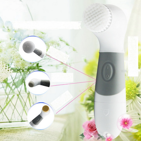2019190 Private Label Waterproof Facial Cleansing Brush 5 in 1 F