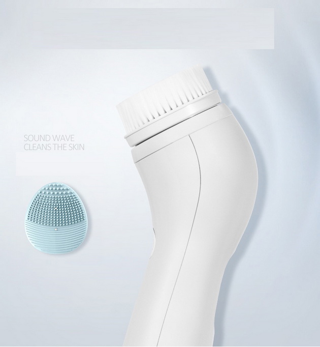 2019201 Facial Cleansing Brush Home Use IPX7 Rechargeable Facial