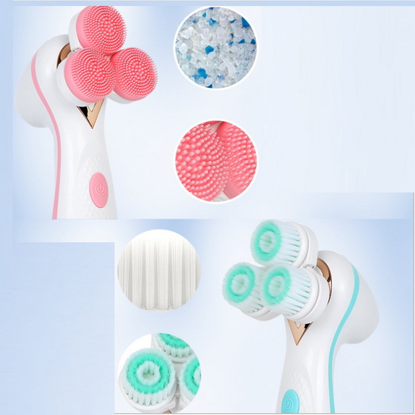 2019207 Facial Cleansing Brush Portable Size 3D Face Cleaning Ma - Click Image to Close