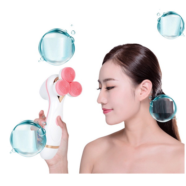 2019207 Facial Cleansing Brush Portable Size 3D Face Cleaning Ma