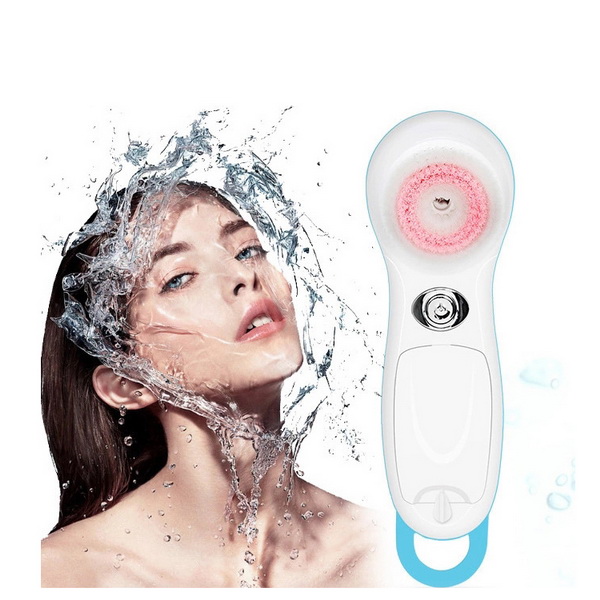 2019218 3D brush heads 3 in 1 USB rechargeable waterproof exfoli - Click Image to Close