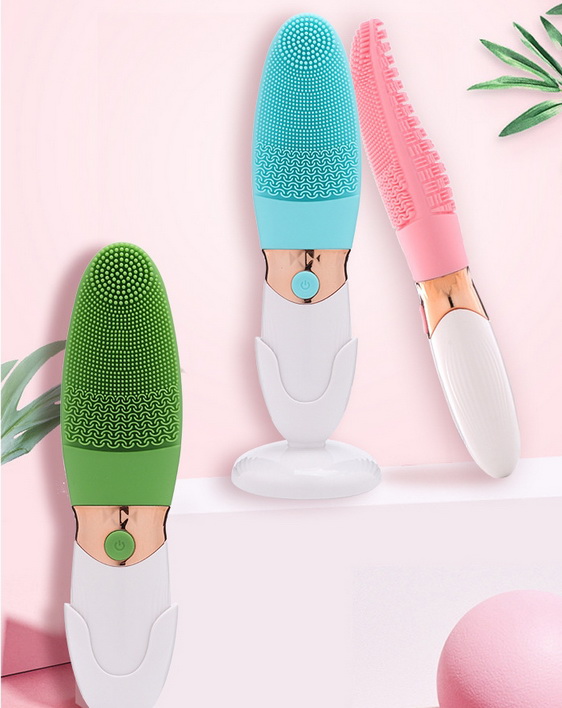 2019220 Multifunctional Silicone Facial Cleansing Brush Portable - Click Image to Close