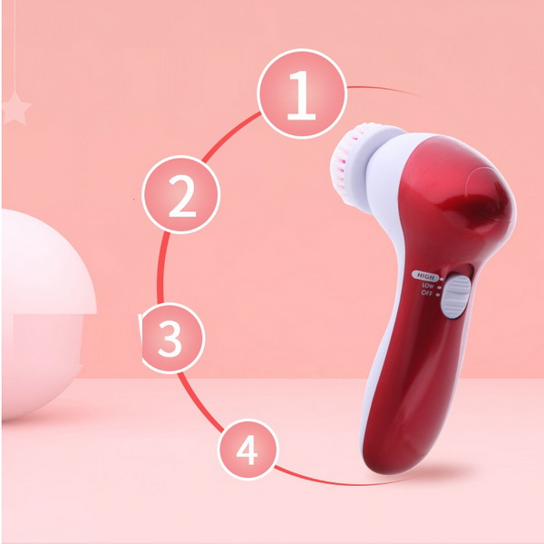 2019221 Facial Deep Pore Cleansing Brush Face Wash Cleanser Elec - Click Image to Close