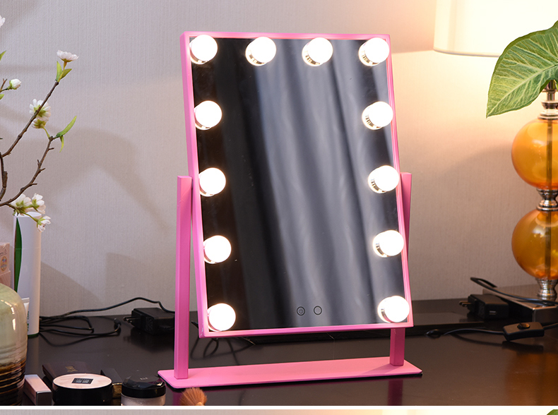 690002 10 leds Lighted Makeup Mirror with touch dimmers - Click Image to Close