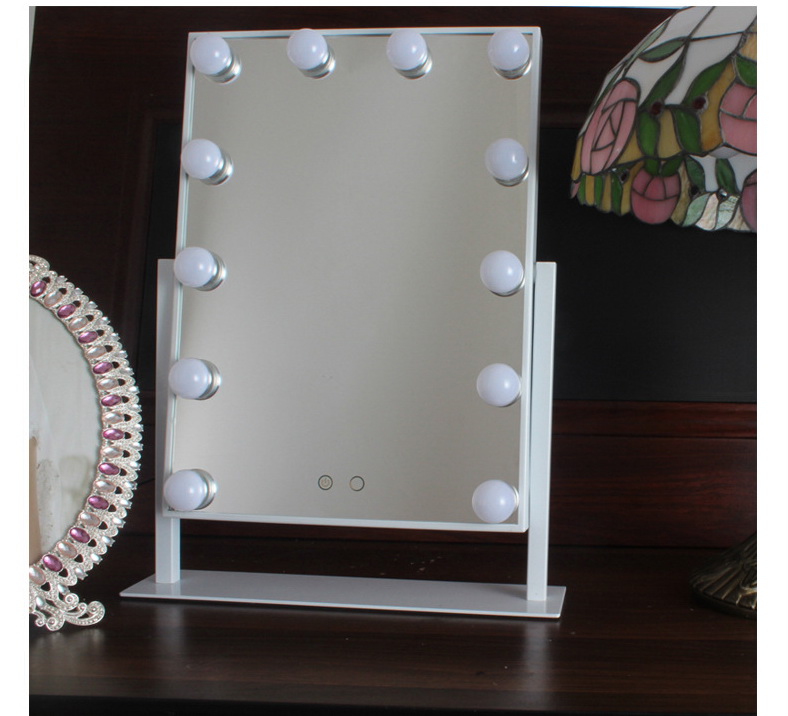 690005 lighted makeup mirrors with touch dimming