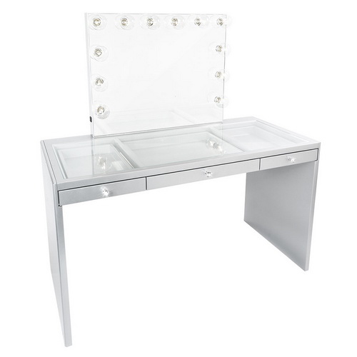 VA00003 Vanity table for hollywood makeup mirrors - Click Image to Close