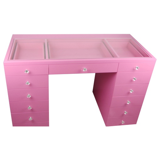 VA00007P Vanity table for hollywood makeup mirrors