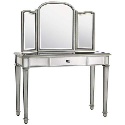 VA00012 Vanity table for hollywood makeup mirrors - Click Image to Close