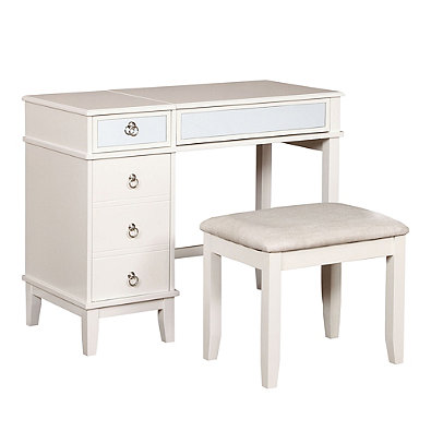 VA00034 modern dressing table with mirrors - Click Image to Close