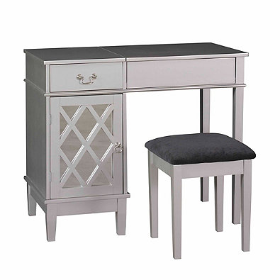 VA00035 modern dressing table with mirrors