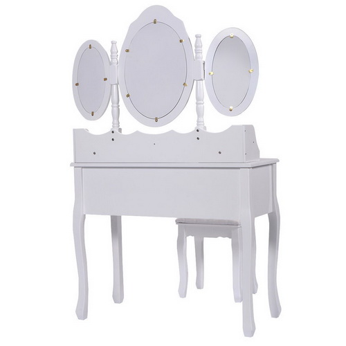 VA00040 modern dressing table with mirrors - Click Image to Close
