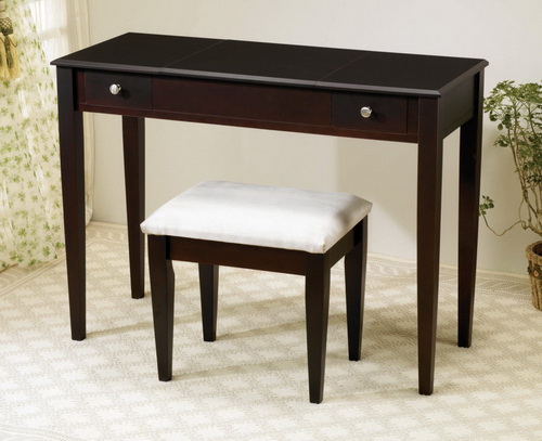 VA00045 modern dressing table with mirrors