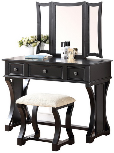 VA00046 modern dressing table with mirrors